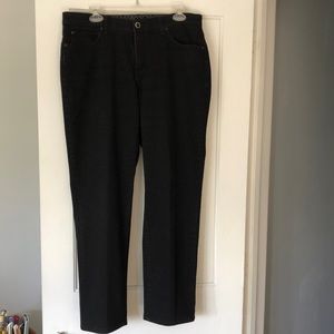 COPY - JM Collection.‎ Size 12S. Black jeans. Stretch. Embellished studs. NWOT.